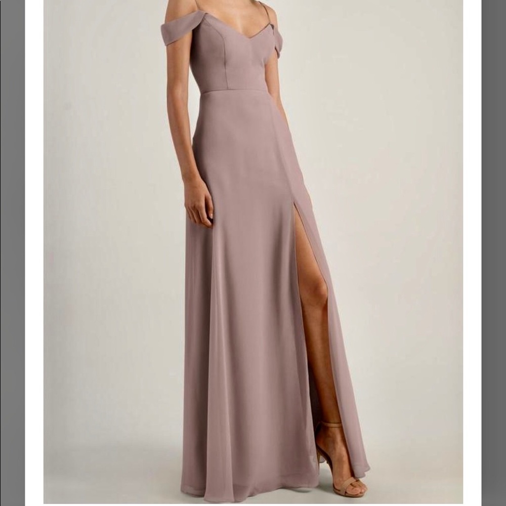 Jenny Yoo Wisteria purple bridesmaid dress